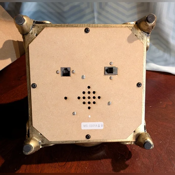 NWOT Jucoan Vintage Bronze Retro Rotary Dial Telephone - Picture 7 of 13